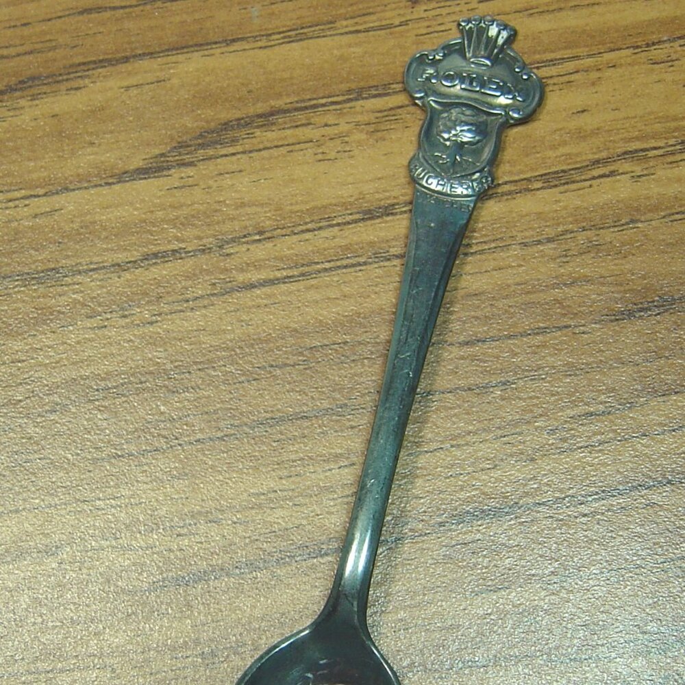 Vintage collector souvenir spoon-Rolex Bucherer Lucerne watches